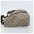 Borsa a Mano GUCCI GG Supreme PVC Argento Beige 141976 Auth YKZ182 - vista 4