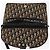 Borsa a Spalla in Tela Trotter Christian Dior Blu Navy Oro Auth ka3744 D'oro - vista 10