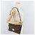 Borsa a Spalla in Tela Trotter Christian Dior Blu Navy Oro Auth ka3744 D'oro - vista 22