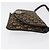 Borsa a Spalla in Tela Trotter Christian Dior Blu Navy Oro Auth ka3744 D'oro - vista 3