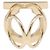Anello Gancini in metallo dorato Salvatore Ferragamo Auth 174694A D'oro - vista 3