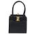 Borsa a mano Vala in pelle blu navy e oro di Salvatore Ferragamo Auth hk3588 D'oro - vista 13