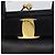 Borsa a mano Vala in pelle blu navy e oro di Salvatore Ferragamo Auth hk3588 D'oro - vista 17