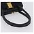 Borsa a mano Vala in pelle blu navy e oro di Salvatore Ferragamo Auth hk3588 D'oro - vista 7