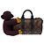 Borsa LOUIS VUITTON Keepall XS in Tela Marrone - 103440 - vista 4