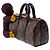Borsa LOUIS VUITTON Keepall XS in Tela Marrone - 103440 - vista 6