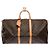 Borsa LOUIS VUITTON Keepall in Tela Marrone - 103439