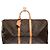 Borsa LOUIS VUITTON Keepall in Tela Marrone - 103439 - vista 2