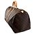 Borsa LOUIS VUITTON Keepall in Tela Marrone - 103439 - vista 5