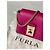 Bolso cruzado mini Metropolis en cuero fucsia de Furla Rosa - vista 2
