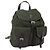PRADA Rucksack aus Nylon grün silber authentisch bs34256