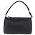 Borsa a mano in pelle nera e argento autentica BURBERRY 174706A Nero - vista 13