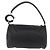 Borsa a mano in pelle nera e argento autentica BURBERRY 174706A Nero - vista 2