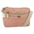 Borsa a Spalla PRADA Nylon Rosa Argento Auth 174397