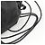 Zaino in pelle nera Jimmy Choo Auth BA11902A Nero - vista 9