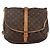 LOUIS VUITTON Borsa a Spalla Monogram Saumur 35 M42254 LV Auth hk3665 Monogramma - vista 2