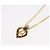 Collana Christian Dior metallo oro Auth ka3707A D'oro - vista 10
