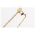 Collana Christian Dior metallo oro Auth ka3707A D'oro - vista 15