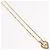 Collana Christian Dior metallo oro Auth ka3707A D'oro - vista 4