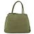 PRADA Borsa a mano in nylon verde argento Auth 174369 - vista 2