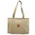 Céline CELINE Macadam Canvas Tote Bag PVC Beige Gold Auth INZ048 Golden - Ansicht 13