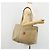 Céline CELINE Macadam Canvas Tote Bag PVC Beige Gold Auth INZ048 Golden - Ansicht 24