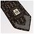 Corbata de seda negra FENDI Auth 174882A Negro - vista 8