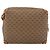 Gucci Borsa a Spalla Micro GG Supreme PVC Beige Oro 007 115 0093 Auth BAZ805 D'oro - vista 2