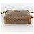Gucci Borsa a Spalla Micro GG Supreme PVC Beige Oro 007 115 0093 Auth BAZ805 D'oro - vista 5