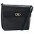 Borsa a Spalla Gancini in Pelle Salvatore Ferragamo Blu Navy Oro Auth YKZ1453A
