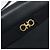 Borsa a Spalla Gancini in Pelle Salvatore Ferragamo Blu Navy Oro Auth YKZ1453A - vista 17