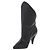 Botines de cuero negros GIVENCHY Auth 174625A - vista 2