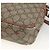 Gucci Borsa a Spalla GG Supreme PVC Beige Oro 233268 Auth YKZ260 D'oro - vista 15