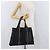 Hermès HERMES Borsa a Mano Trocha Horizontal Zonal MM in Tela Nera Auth ARZ908 Nero - vista 22