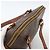 Céline Borsa a mano in tela Macadam CELINE in pelle PVC marrone oro Auth YKZ1026 D'oro - vista 6