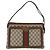 Bolso Sherry Line GG Supreme Web de GUCCI en PVC beige y dorado 001 16 4085 Auth 174411 - vista 13