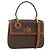 Céline Borsa a mano in tela Macadam CELINE in pelle PVC 2 in 1 marrone oro Auth YKZ459 D'oro
