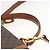 Céline Borsa a mano in tela Macadam CELINE in pelle PVC 2 in 1 marrone oro Auth YKZ459 D'oro - vista 14