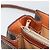 Céline Borsa a mano in tela Macadam CELINE in pelle PVC 2 in 1 marrone oro Auth YKZ459 D'oro - vista 24