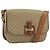 Céline Borsa a Spalla in Tela Macadam CELINE PVC Beige Oro Auth YKZ1474 D'oro