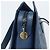 Saint Laurent Borsa Tote in Pelle Blu Oro Auth YKZ120 D'oro - vista 10