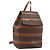 Céline CELINE Macadam Canvas Backpack PVC Leather Brown Gold Auth gh1897 Golden