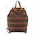 Céline CELINE Macadam Canvas Backpack PVC Leather Brown Gold Auth gh1897 Golden - view 2