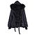 Roberto Cavalli 2000s Shirring Ruffle Fur Puffer Jacket