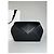 Pochette en cuir vintage Givenchy abstraite noire - vue 10