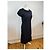 Vintage Givenchy Leinenkleid schwarz M - Ansicht 5