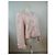 Vintage Courreges kariertes Kurzmäntel in Rosa und Weiß L Pink - Ansicht 4