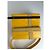Vintage Gianni Versace Lederhandtasche Gelb Grau - Ansicht 14
