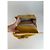 Vintage Gianni Versace Lederhandtasche Gelb Grau - Ansicht 9
