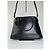 Vintage Courreges 2-Wege geriffelter Lederhandtasche schwarz - Ansicht 15